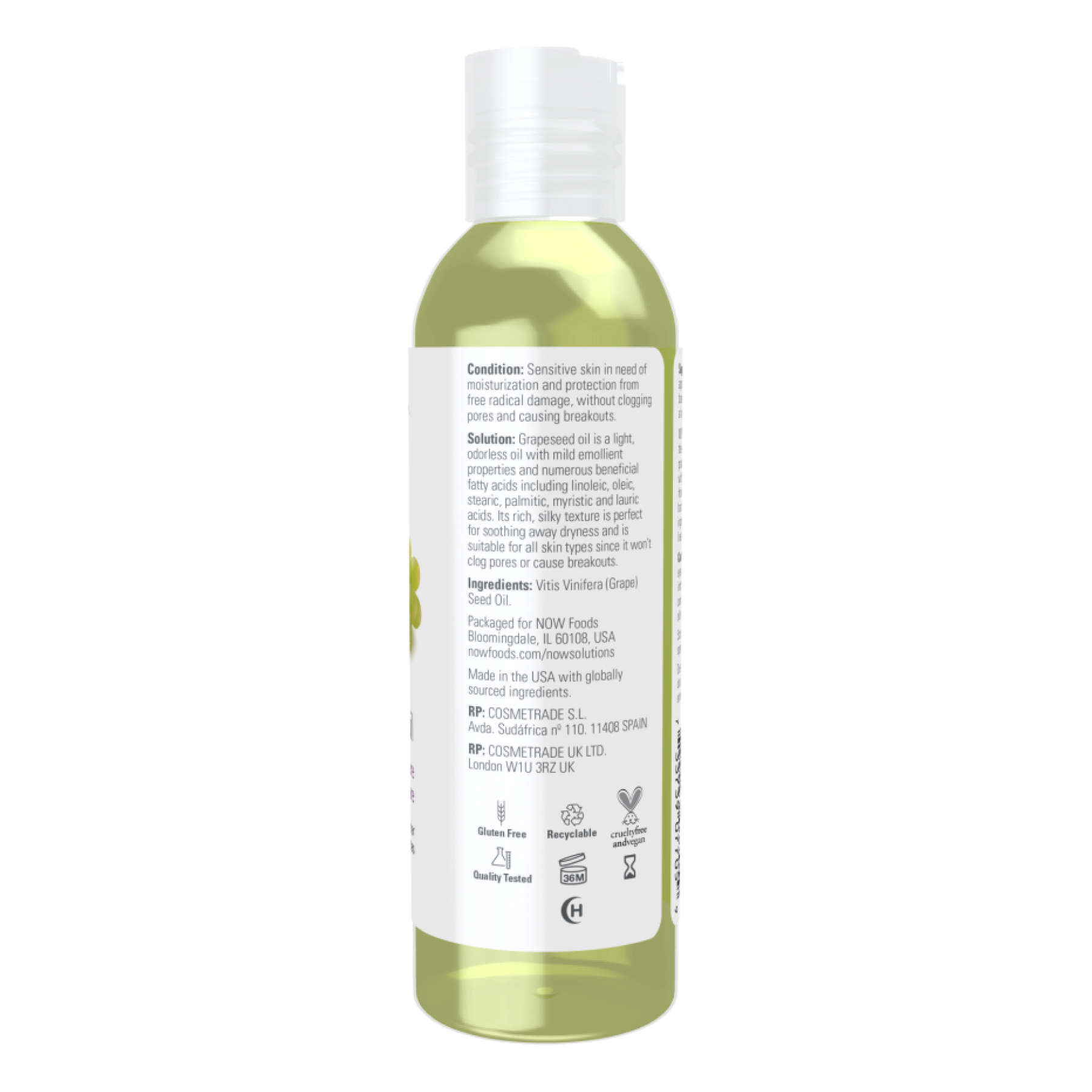 Grapeseed Oil - 473ml - Зображення 2