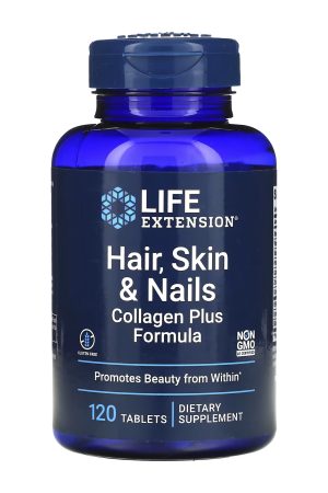 Hair, Skin & Nails Collagen Plus Formula - 120 tabs