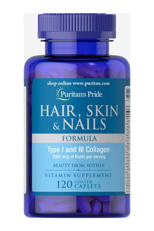 Hair, Skin & Nails Formula - 120 caps