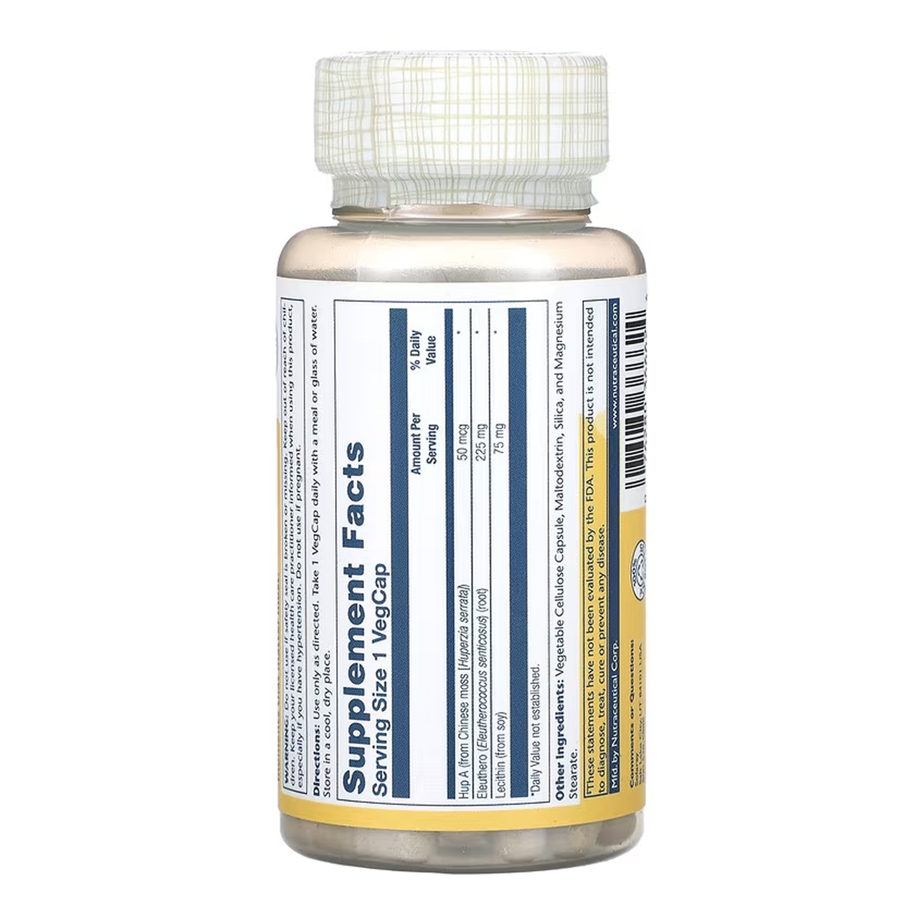 Huperzine A 50mcg - 60 vcaps - Зображення 2