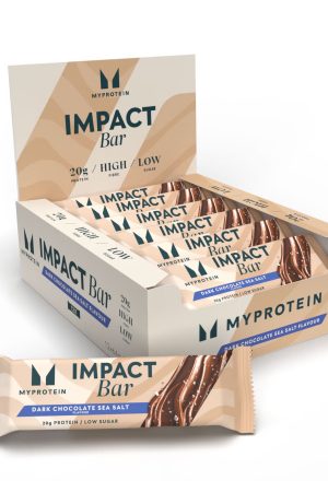 Impact Bar - 12x64g Dark Chocolate Sea Salt (Пошкоджена упаковка)