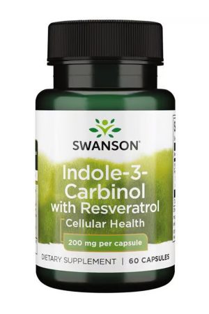 Indole-3-Carbinol with Resveratrol 200mg - 60 caps