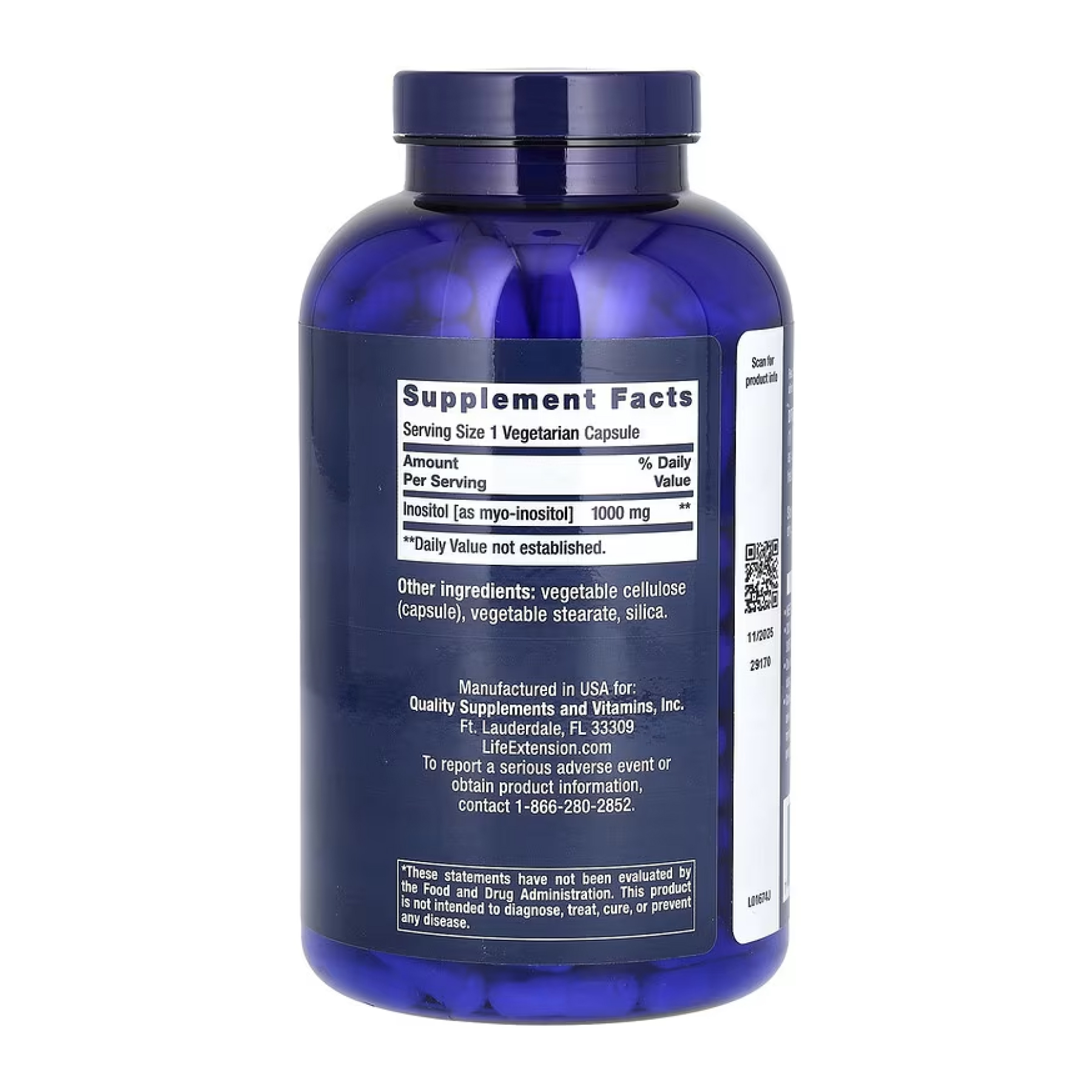 Inositol 1000mg - 360 vcaps - Зображення 2
