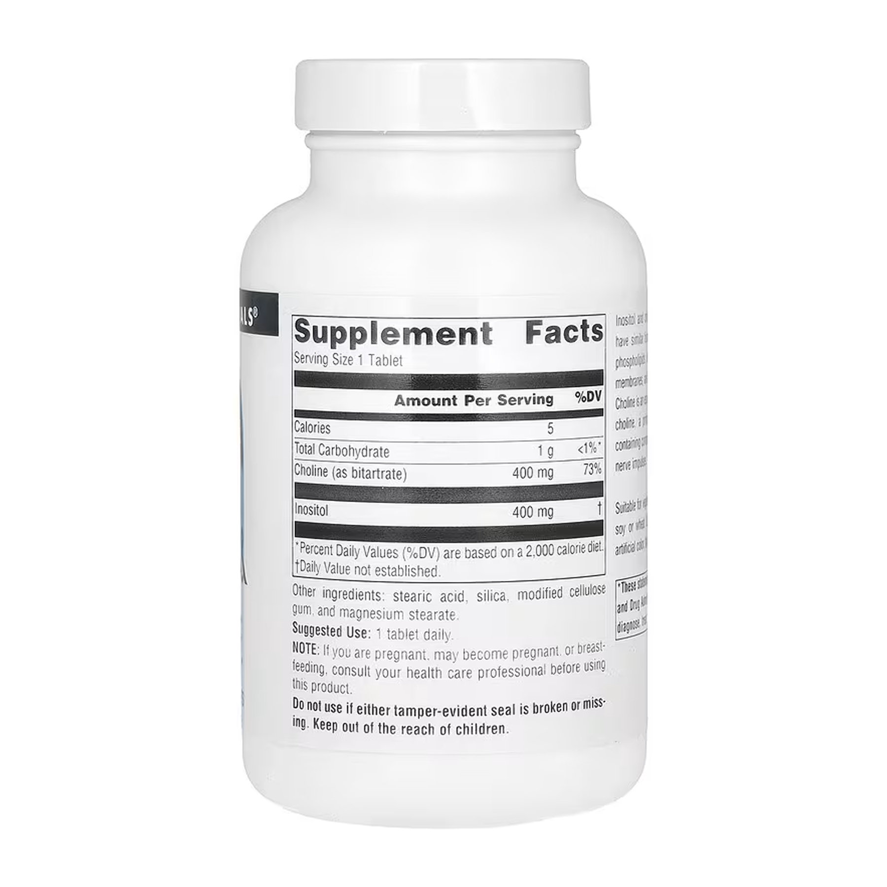 Inositol & Choline 800 mg - 100 tabs - Зображення 2