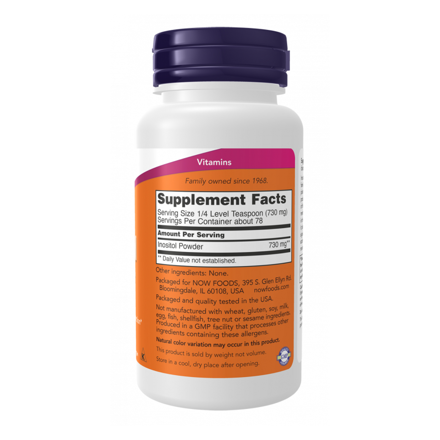 Inositol Powder - 227g - Зображення 2