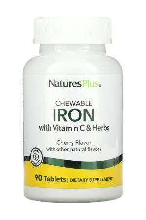 Iron 27 mg with Vitamin C Herbs - 90 tabs