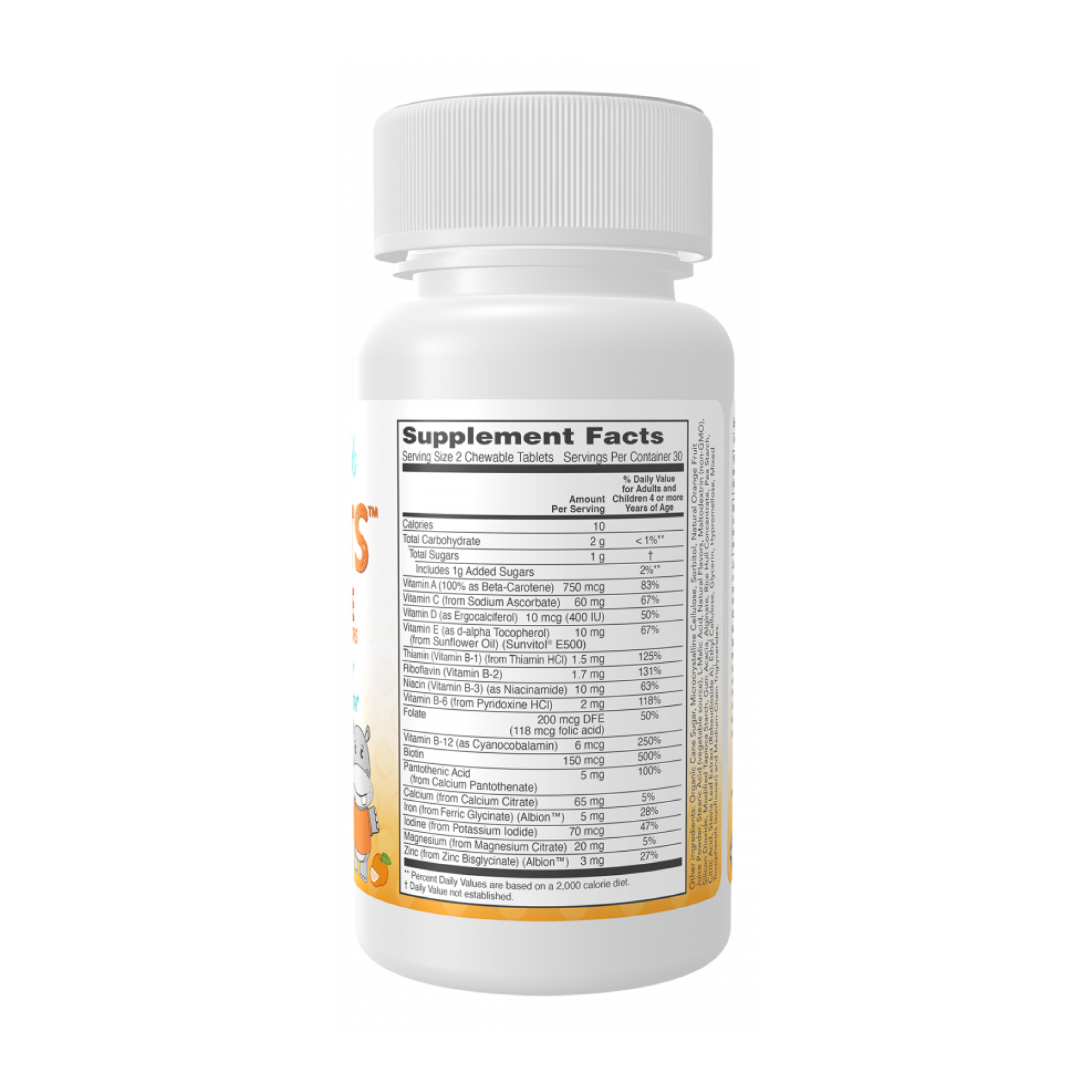 Kid Vits™ Juicy Orange Chewable - 60 tabs - Зображення 2