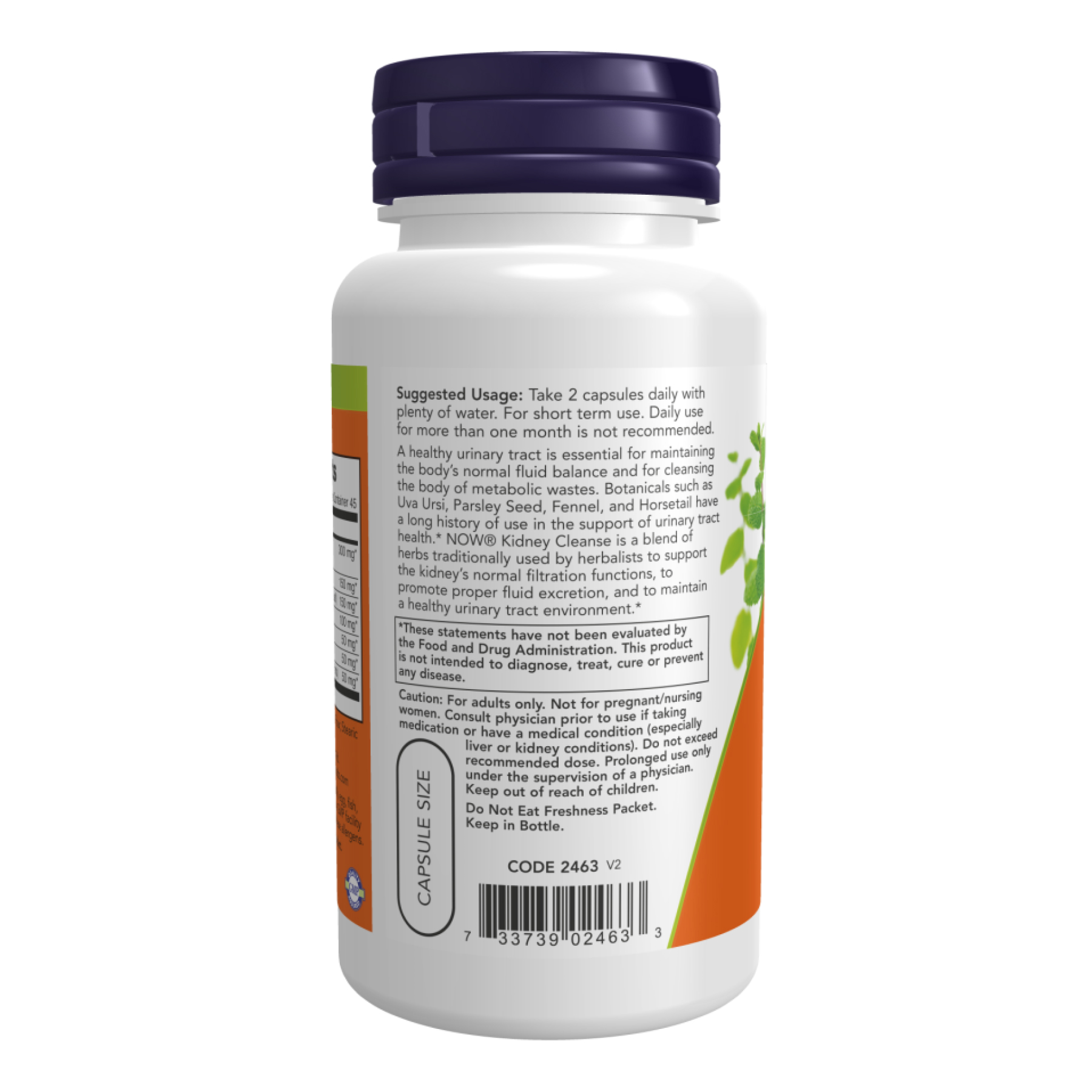 Kidney Cleanse - 90 vcaps - Зображення 3