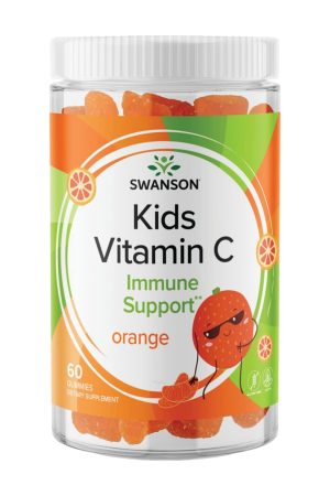 Kids Vitamin C Gummies - 60 gummies Orange