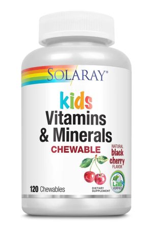 Kids Vitamins & Minerals - 120 chewables Black Cherry (Пошкоджена етикетка)