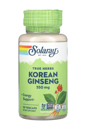 Korean Ginseng Root 550mg - 50 vcaps