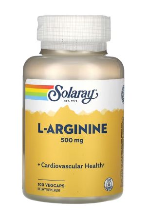 L-Arginine Free Form 500mg - 100 vcaps