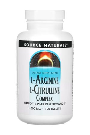 L-Arginine L-Citrulline Complex 1000mg - 120 tabs