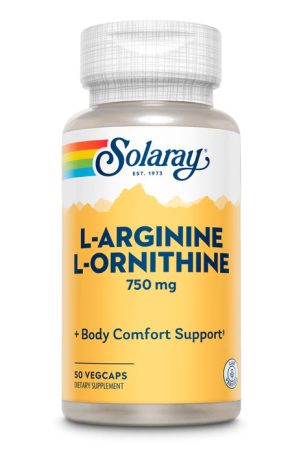 L-Arginine L-Ornithine 750mg - 50 vcaps