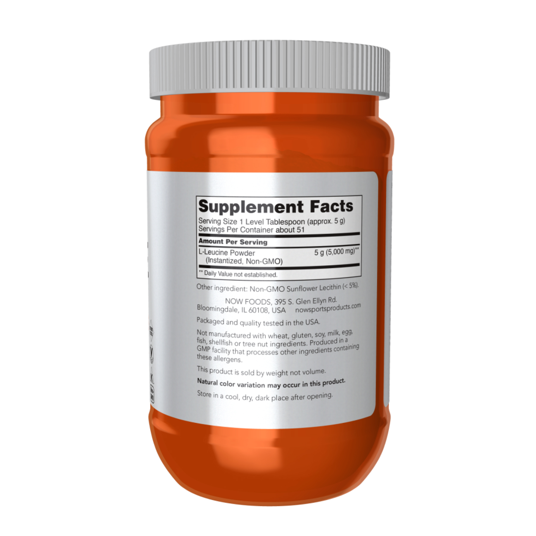 L-Leucine Powder - 255g - Зображення 2