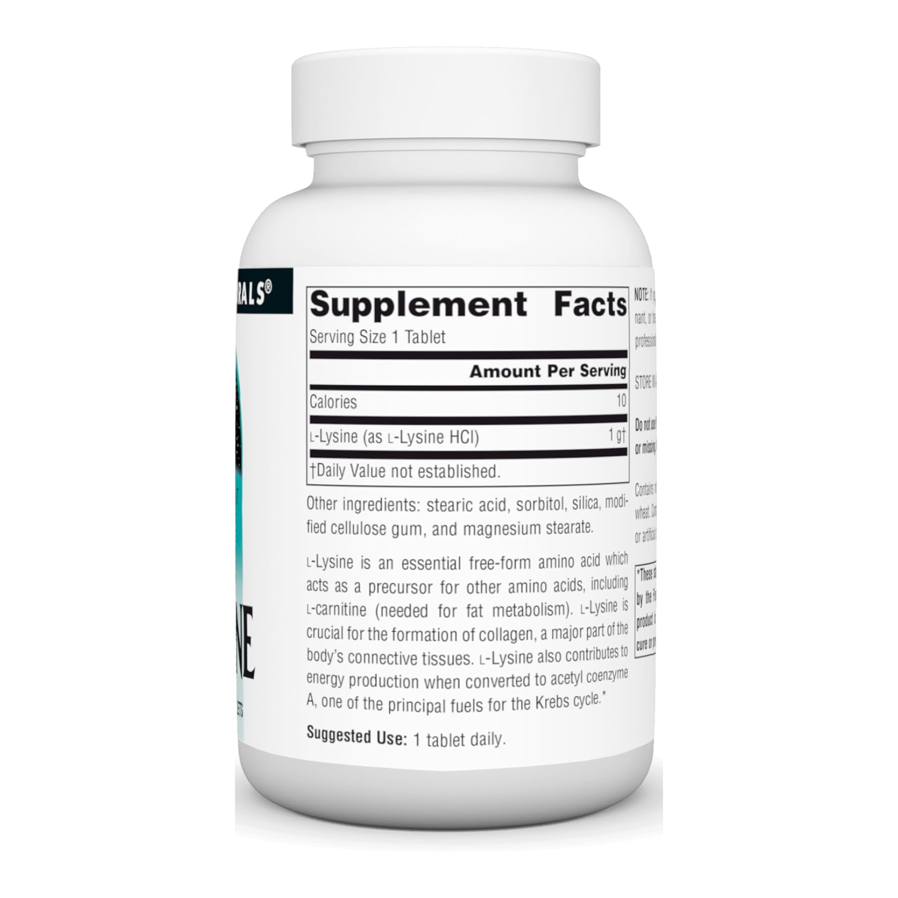 L-Lysine 1000mg - 50 tabs - Зображення 2