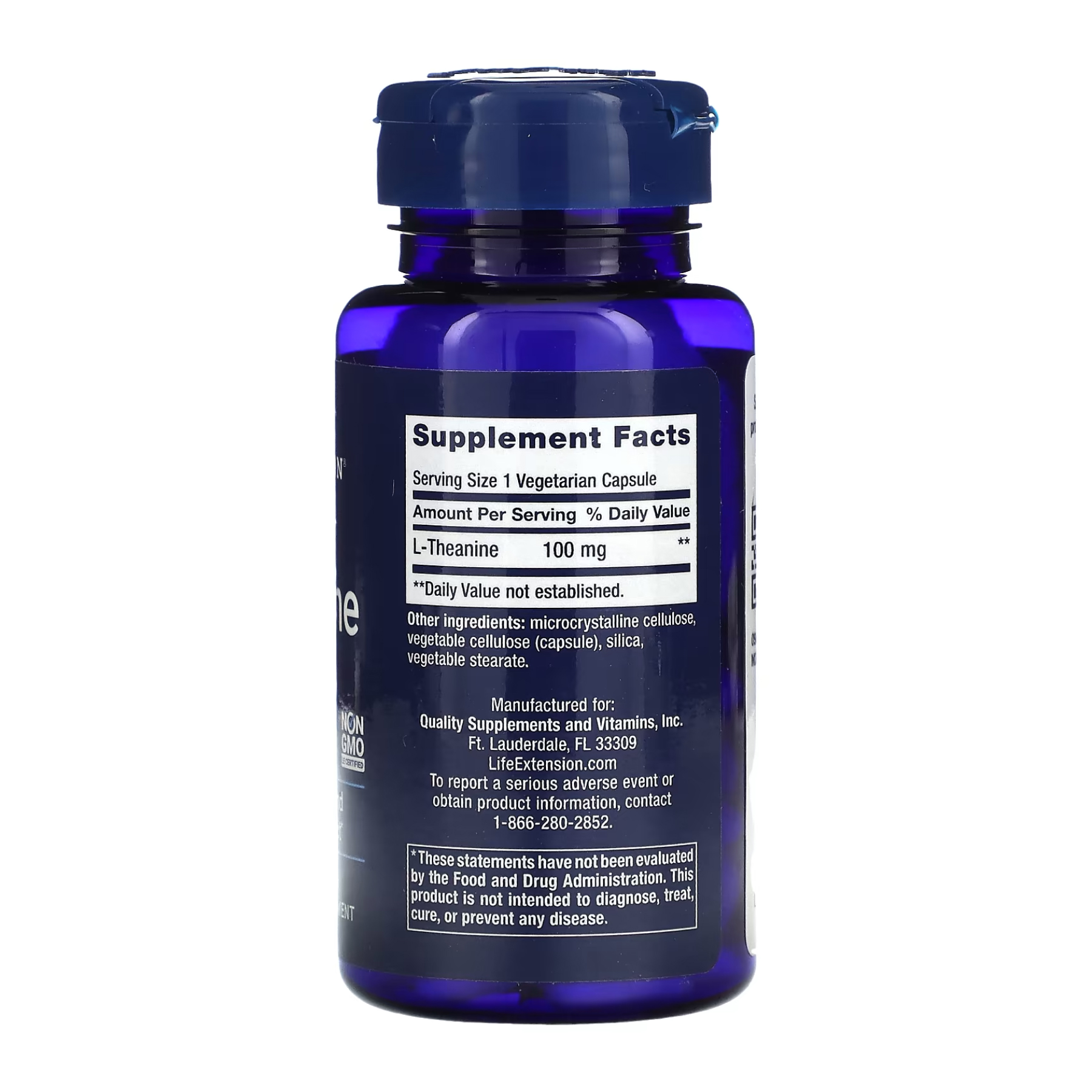 L-Theanine 100 mg - 60 vcaps - Зображення 2