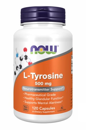 L-TYROSINE 500mg - 120 caps (Пошкоджена банка)