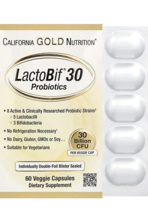 LactoBif 30 Probiotics - 60 veg caps
