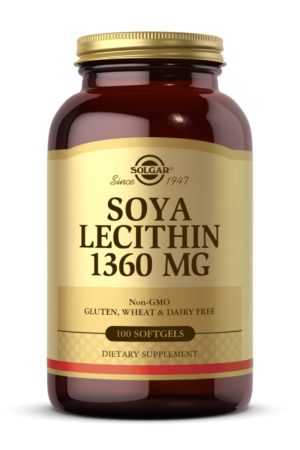 Lecithin 1360mg (Natural Soya) - 180 softgels
