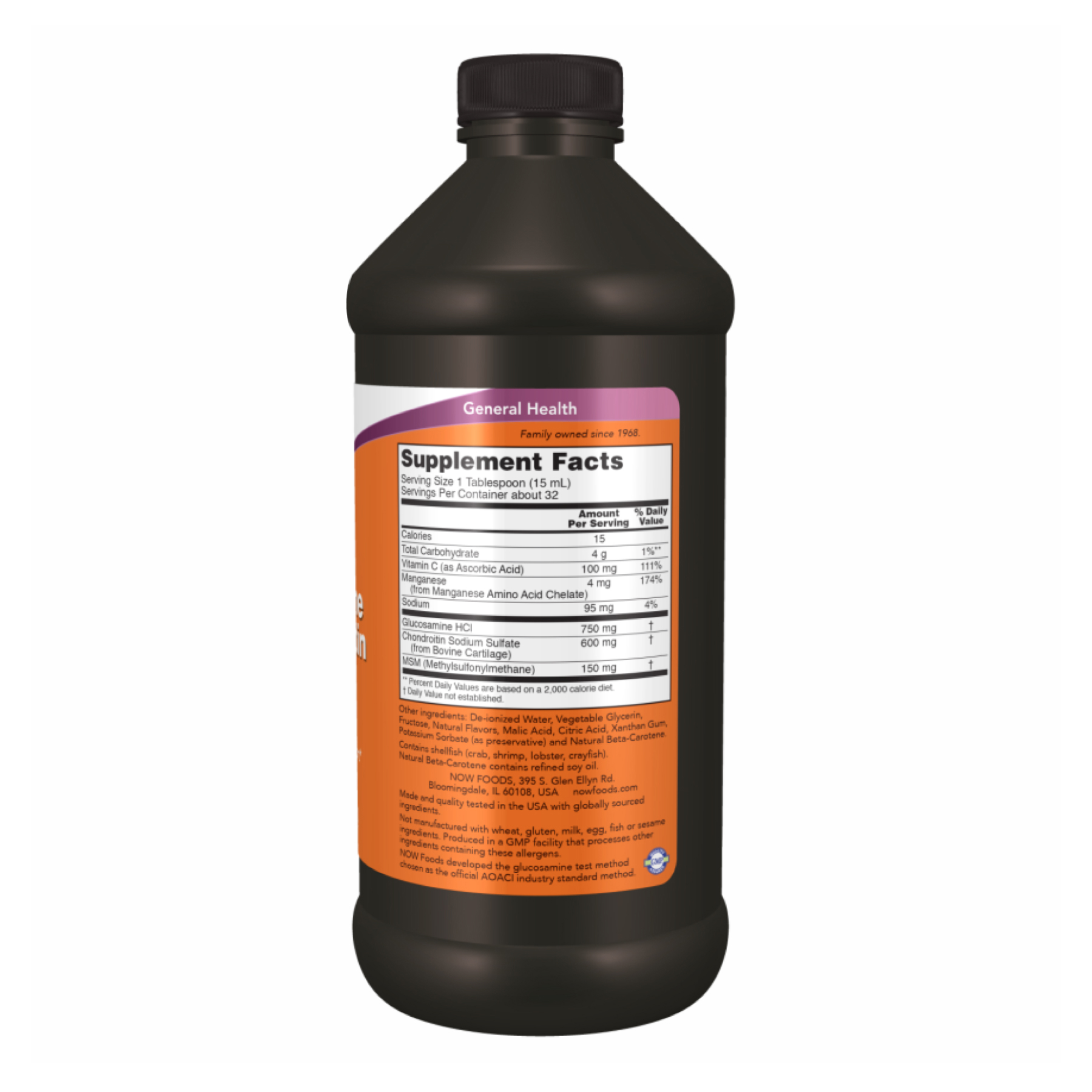 Liquid Glucosamine Chondroitin with MSM - 473ml - Зображення 2