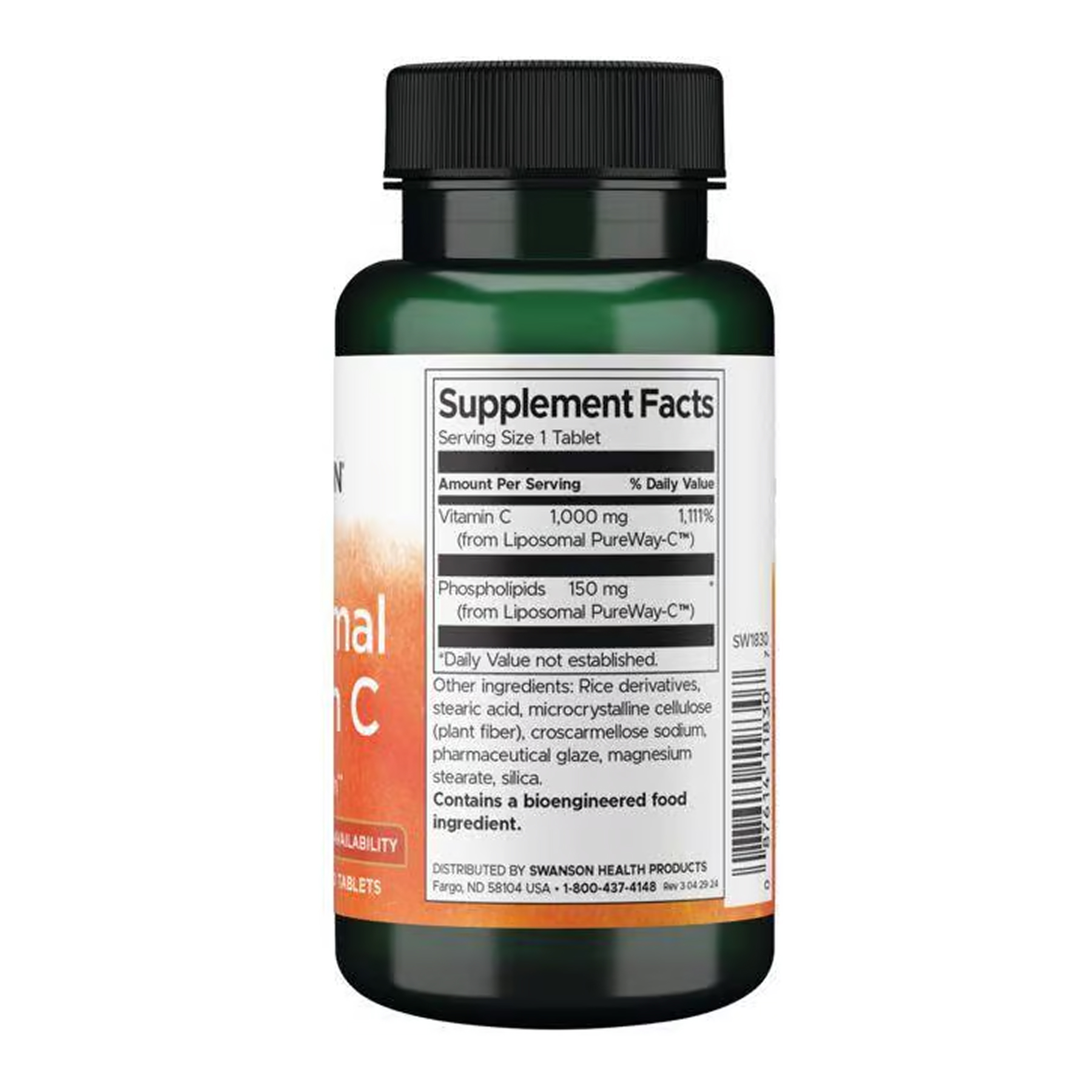 Liposomal Vitamin C - High Bioavailability 1000 mg - 60 tabs - Зображення 2