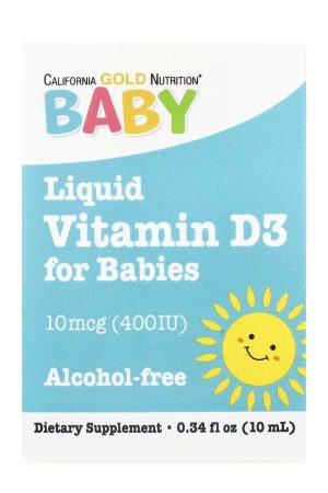 Liquid Vitamin D3 for Babies 10 mcg (400IU) - 10 ml