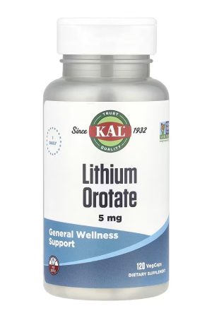 Lithium Orotate 5mg - 120 vcaps