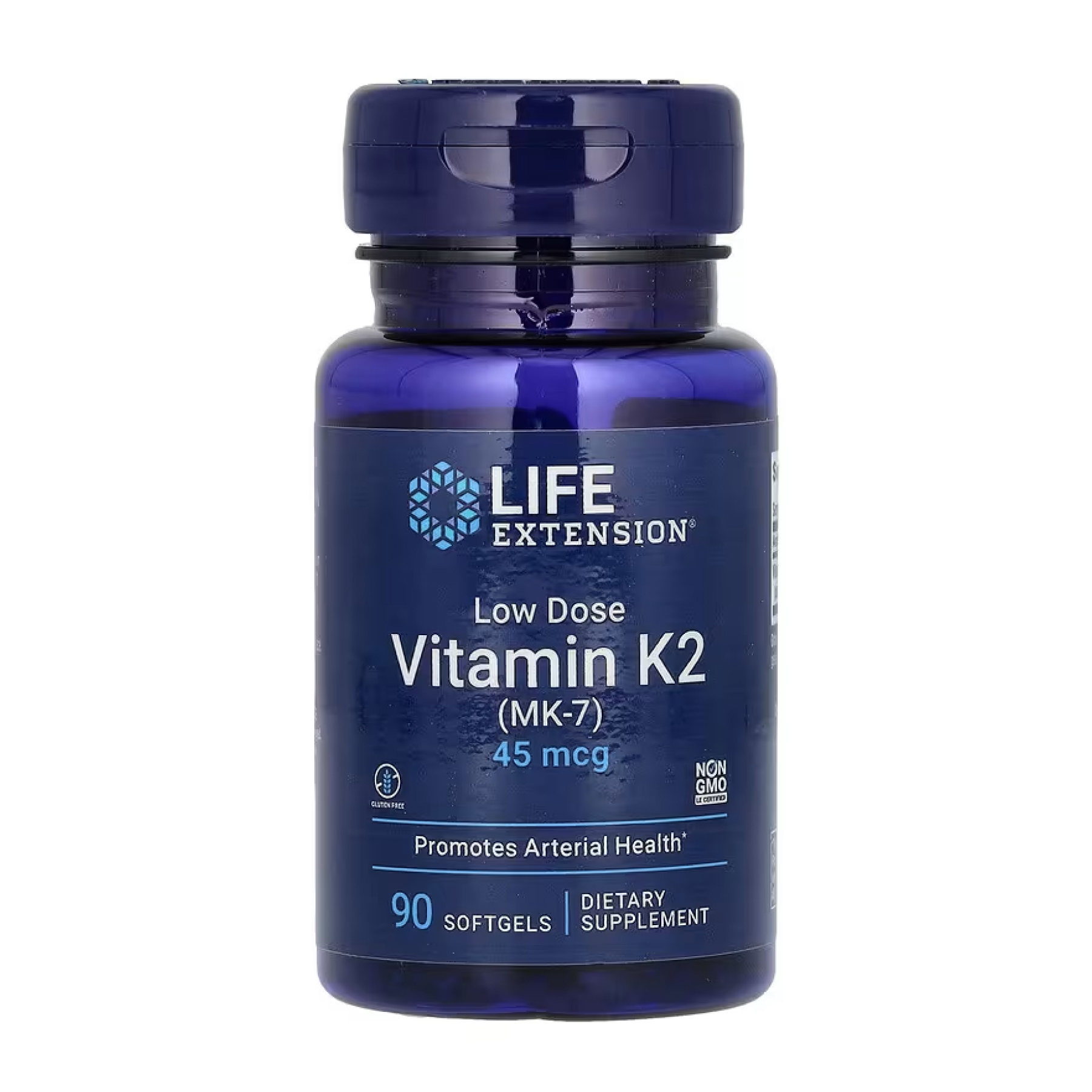 Low Dose Vitamin K2 45 mcg - 90 softgels