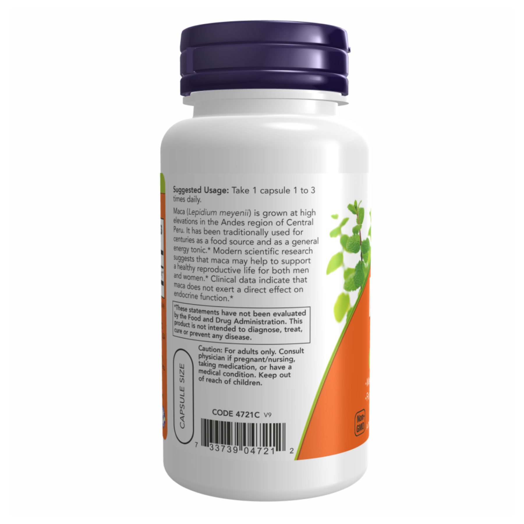 Maca 500mg - 250 vcaps - Зображення 3