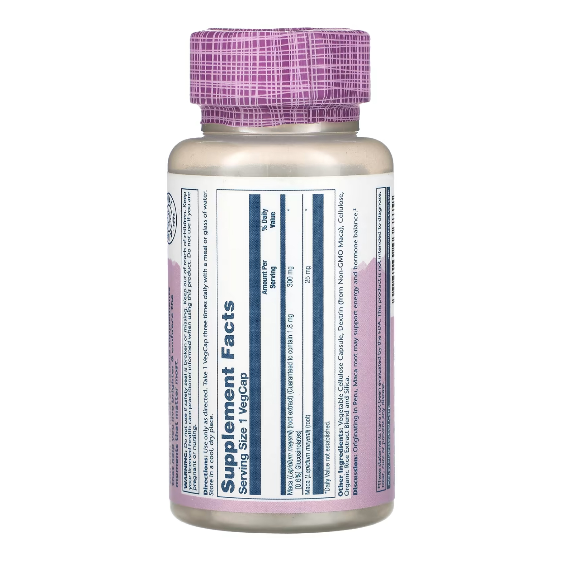 Maca Root Extract 300mg - 60 vcaps - Зображення 2