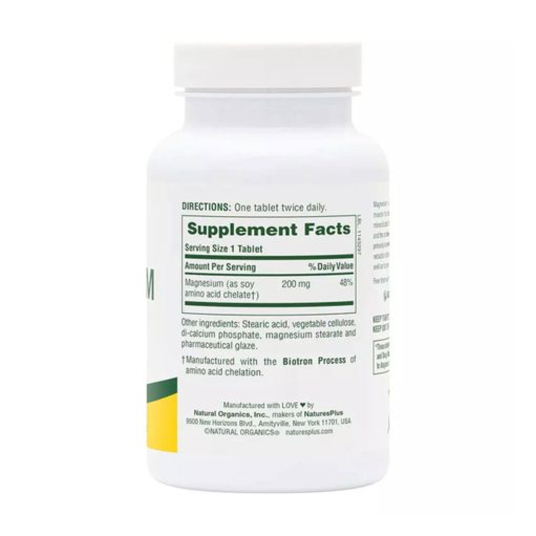 Magnesium 200mg - 90 tabs - Зображення 2