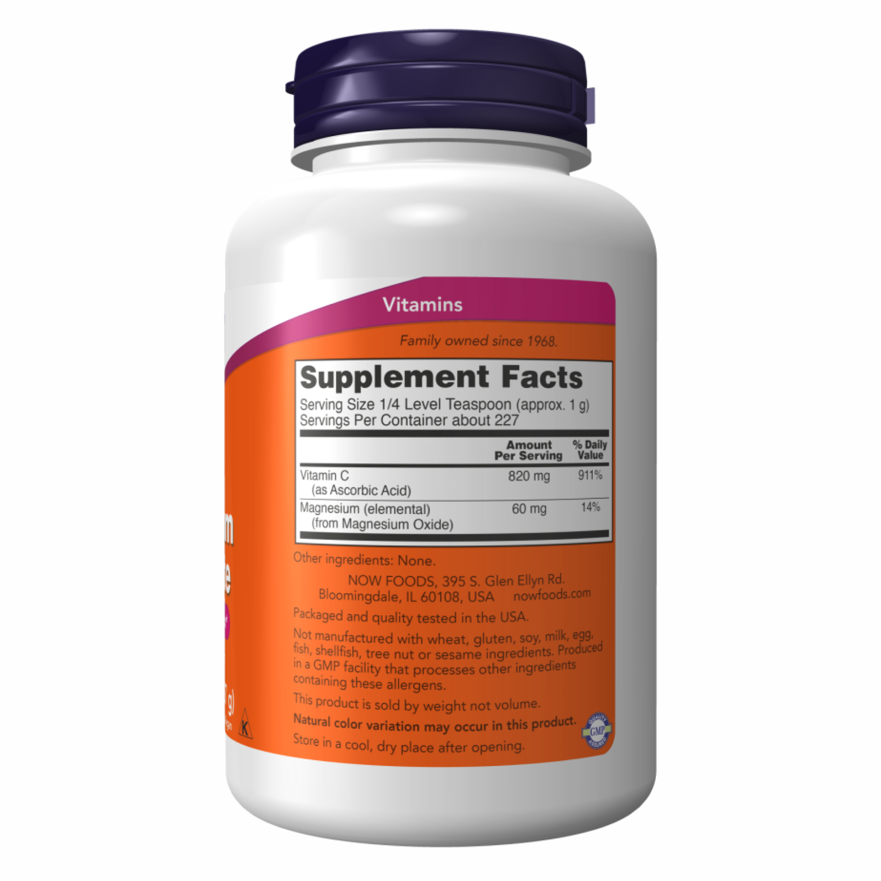 Magnesium Ascorbate - 227g - Зображення 2