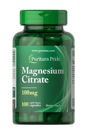 Magnesium Citrate 100mg - 100 caps