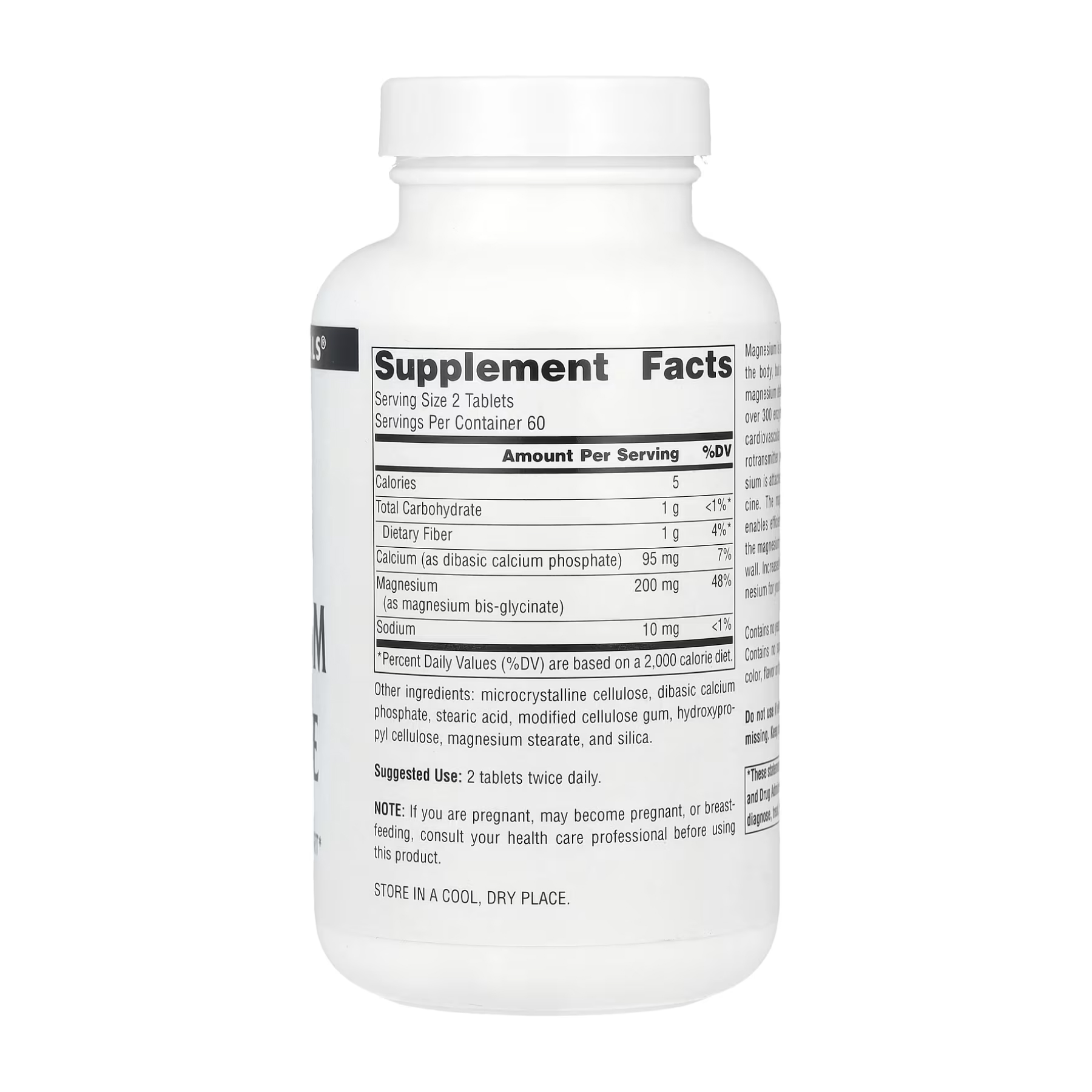 Magnesium Glycinate - 120 tabs - Зображення 2