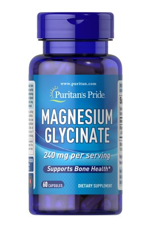 Magnesium Glycinate 240mg per serving - 60 caps