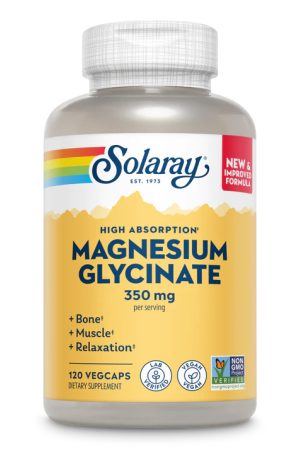 Magnesium Glycinate 350mg - 120 vcaps (Пошкоджена банка)