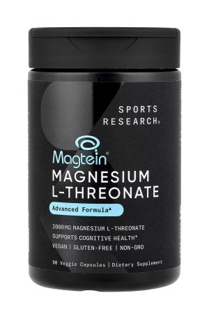 Magnesium L-Threonate 2000mg - 90 veggie capsules