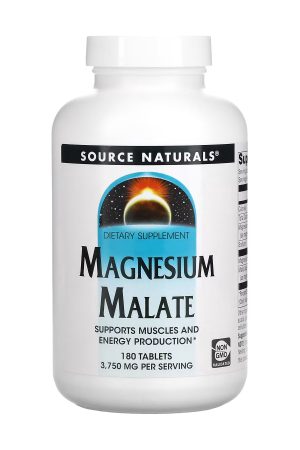 Magnesium Malate 1250 mg - 180 tabs
