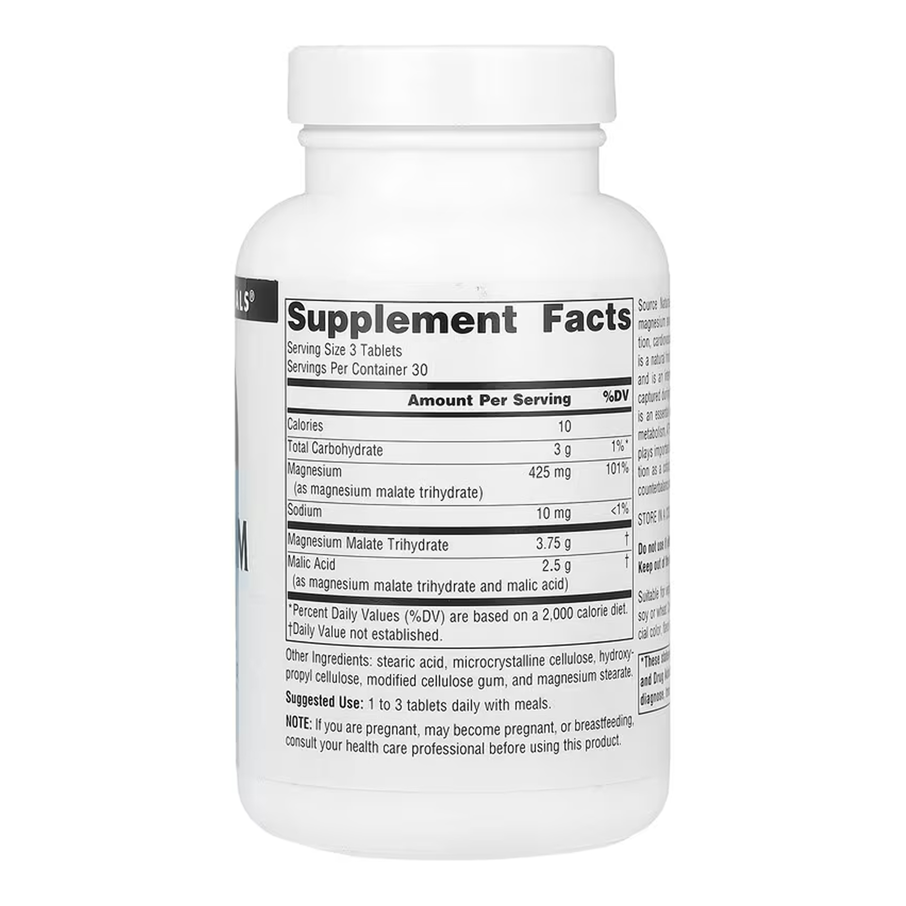 Magnesium Malate 3750 mg - 90 tabs - Зображення 2