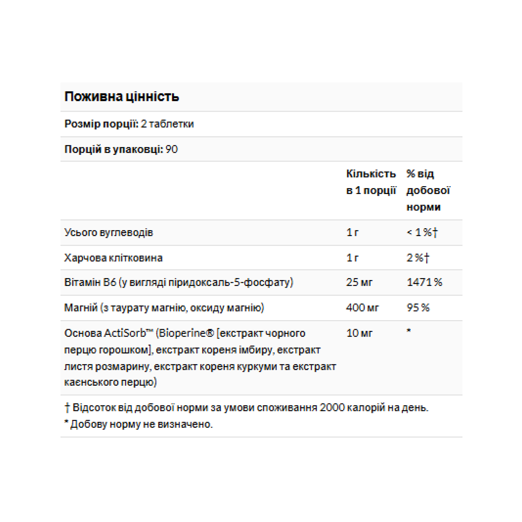 Magnesium Taurate 400mg - 180 tabs - Зображення 2
