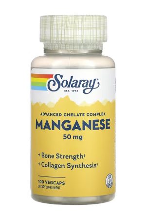 Manganese 50mg - 100 vcaps