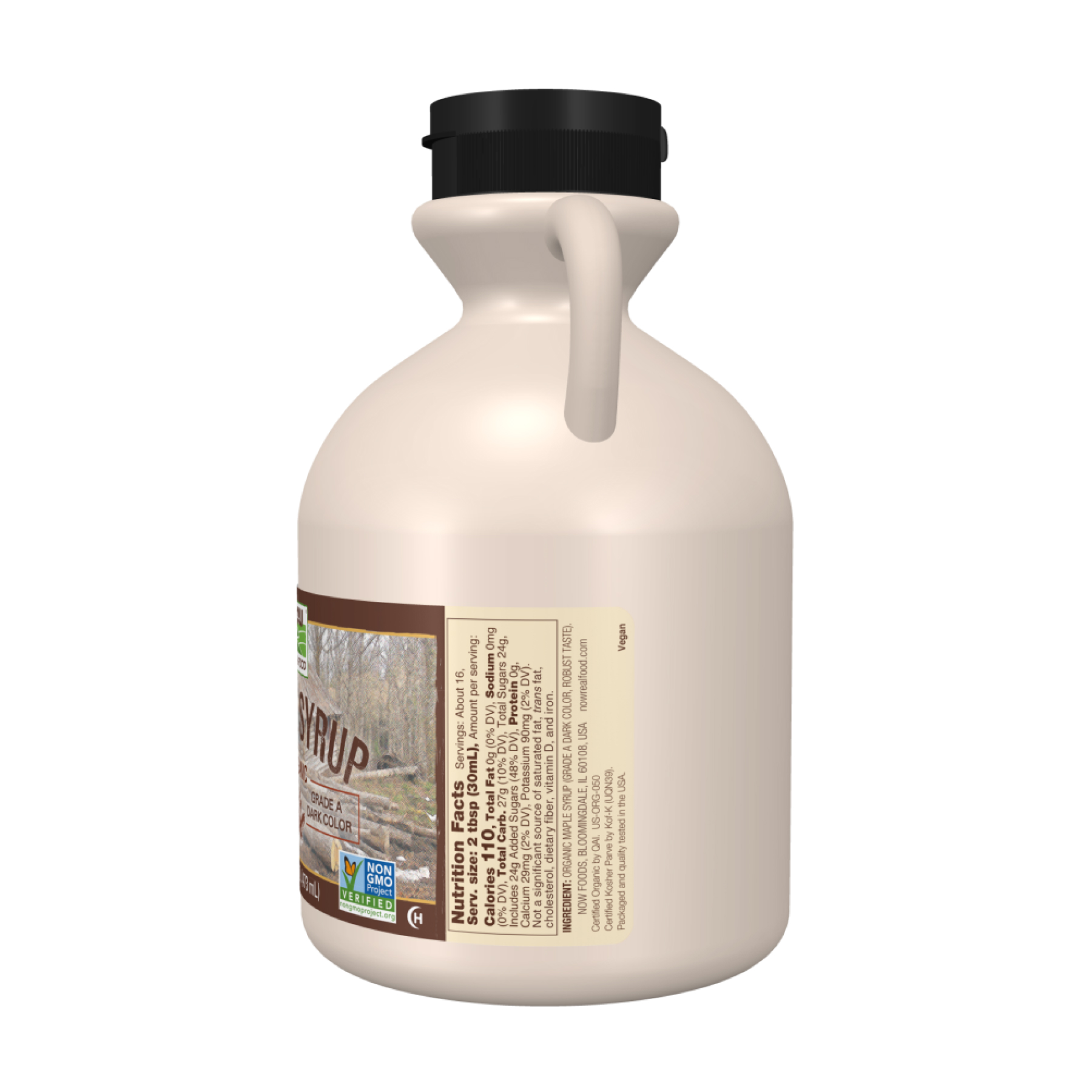 Maple Syrup Organic Grade A Dark Color - 473 ml (Затерта дата) - Зображення 2