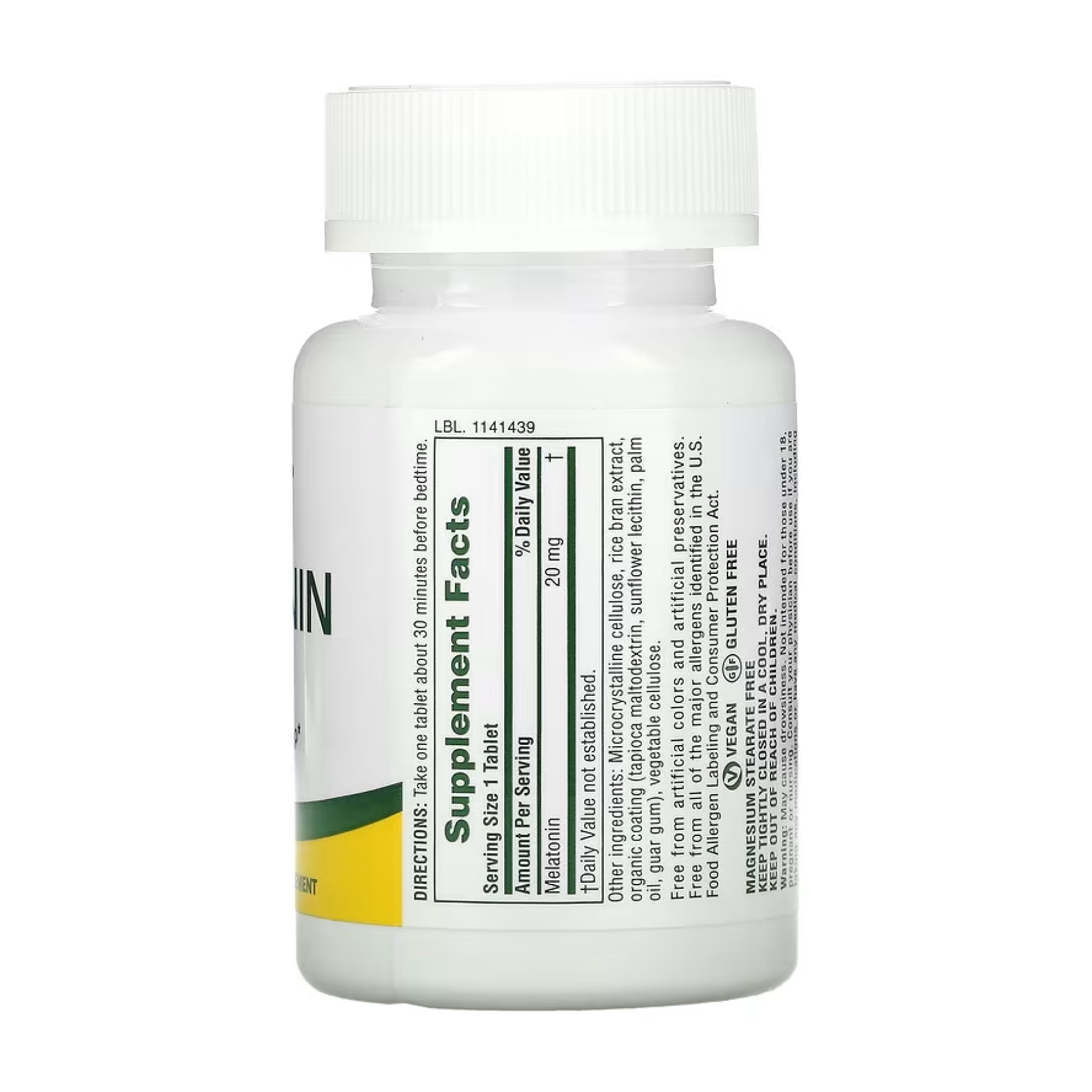 Melatonin 20mg - 90 vcaps - Зображення 2