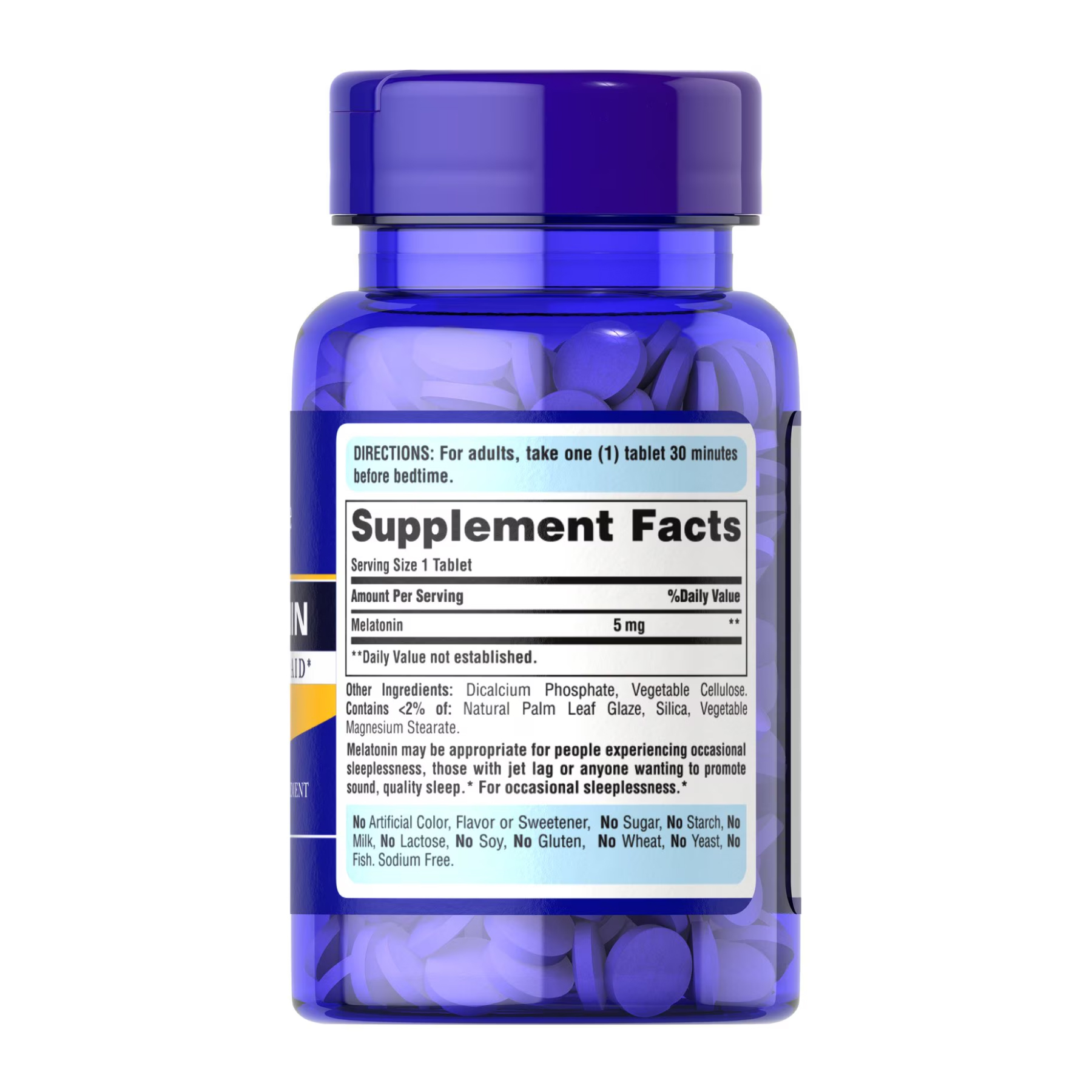 Melatonin 5mg - 120 tabs - Зображення 2