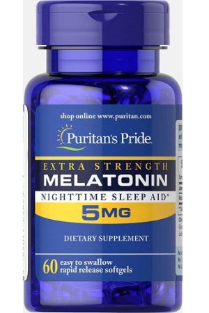 Melatonin Extra Strength 5mg - 60softgels (Пошкоджена банка)