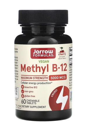 Methyl B-12 Methylcobalamin 5000mcg - 60 chewable tabs Cherry