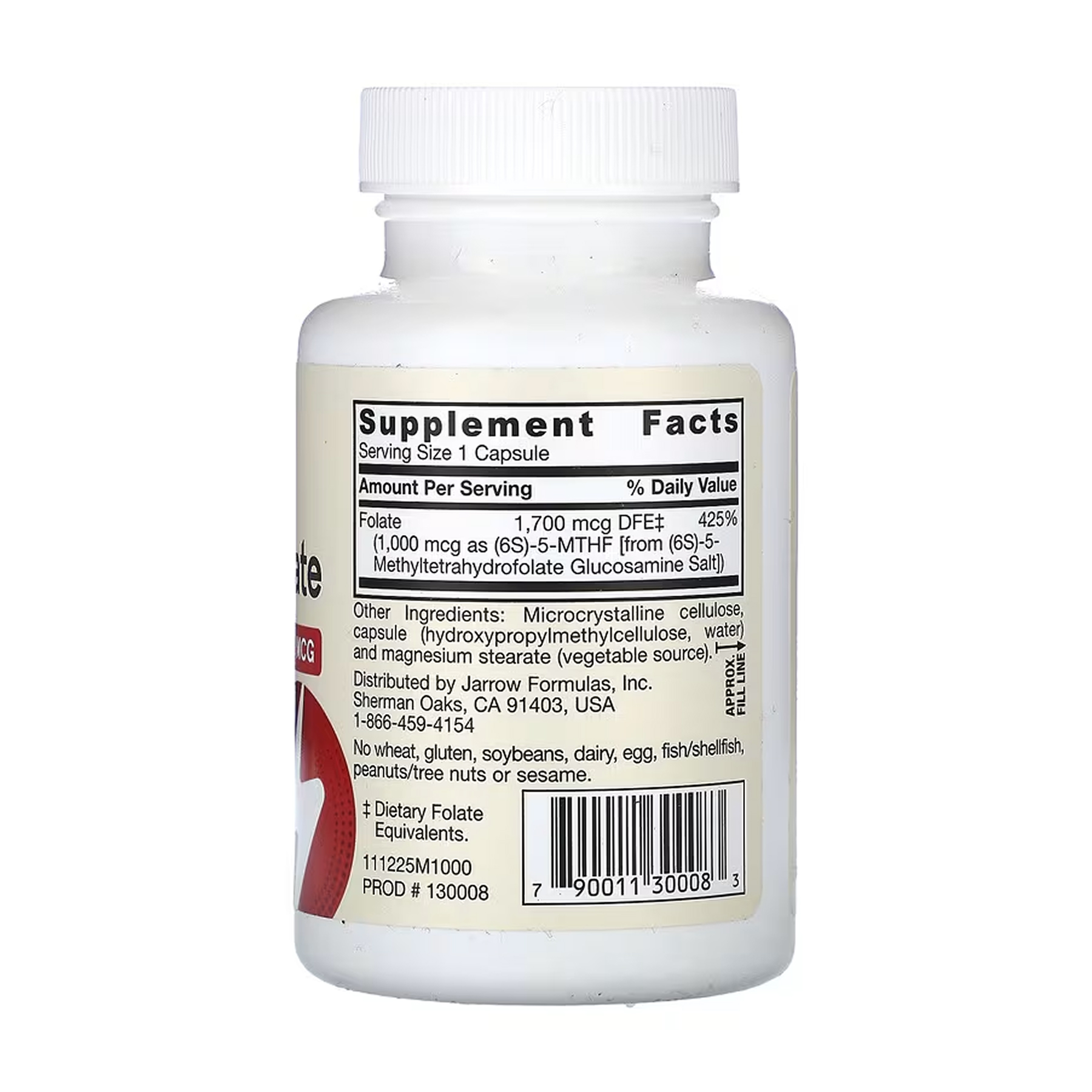 Methyl Folate 1000 mcg - 100 vcaps - Зображення 2