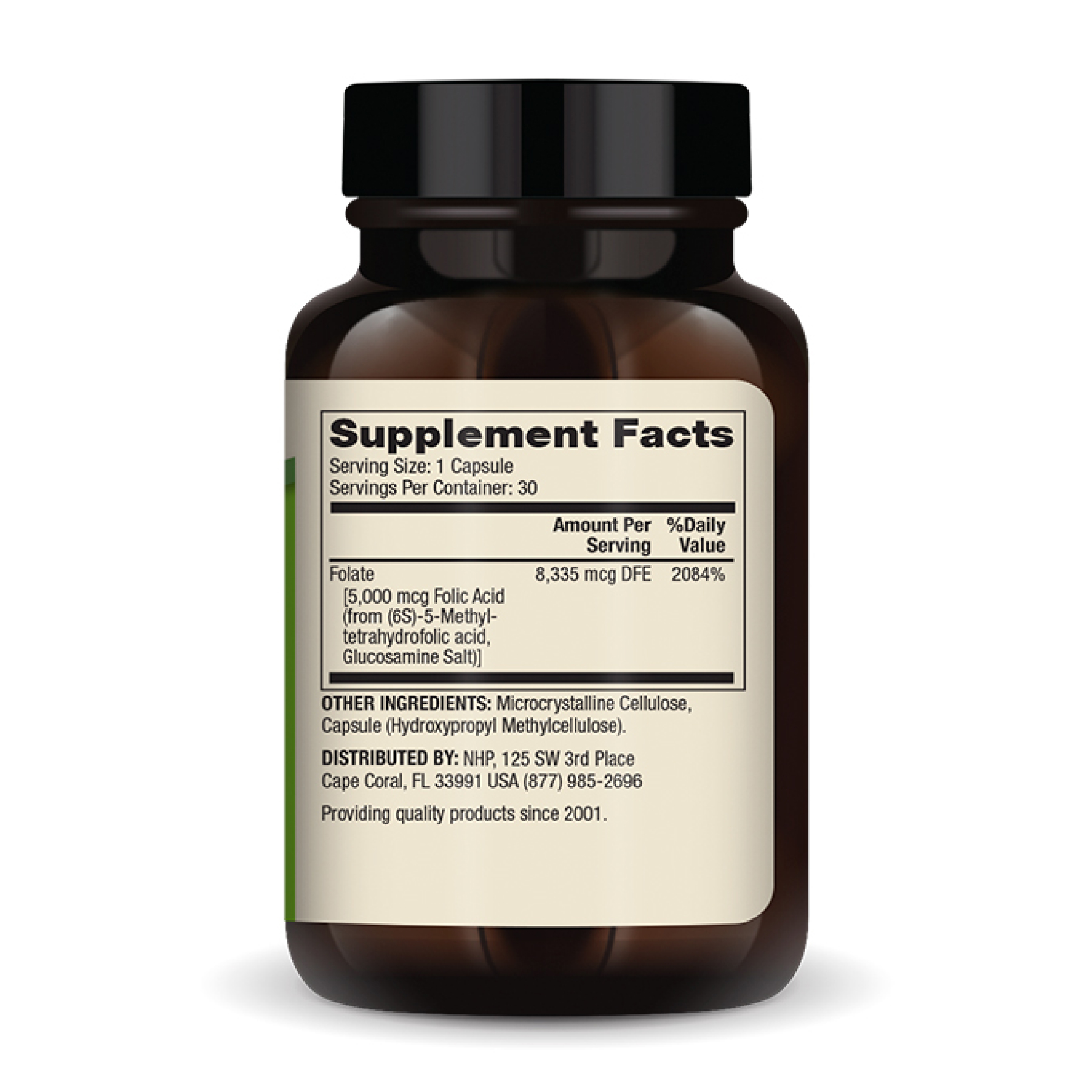 Methyl Folate - 30 caps - Зображення 2