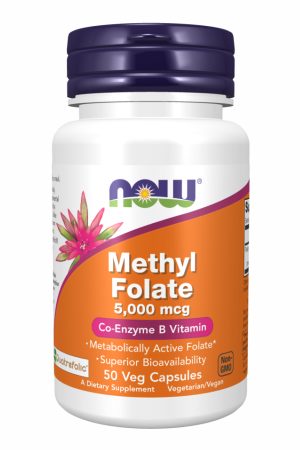 Methyl Folate 5000 mcg - 50 vcaps